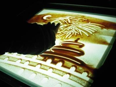 沙画(艺术) - 百科