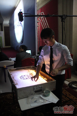 朗诗竞园产品解析会上的沙画表演好精彩!-常州焦点