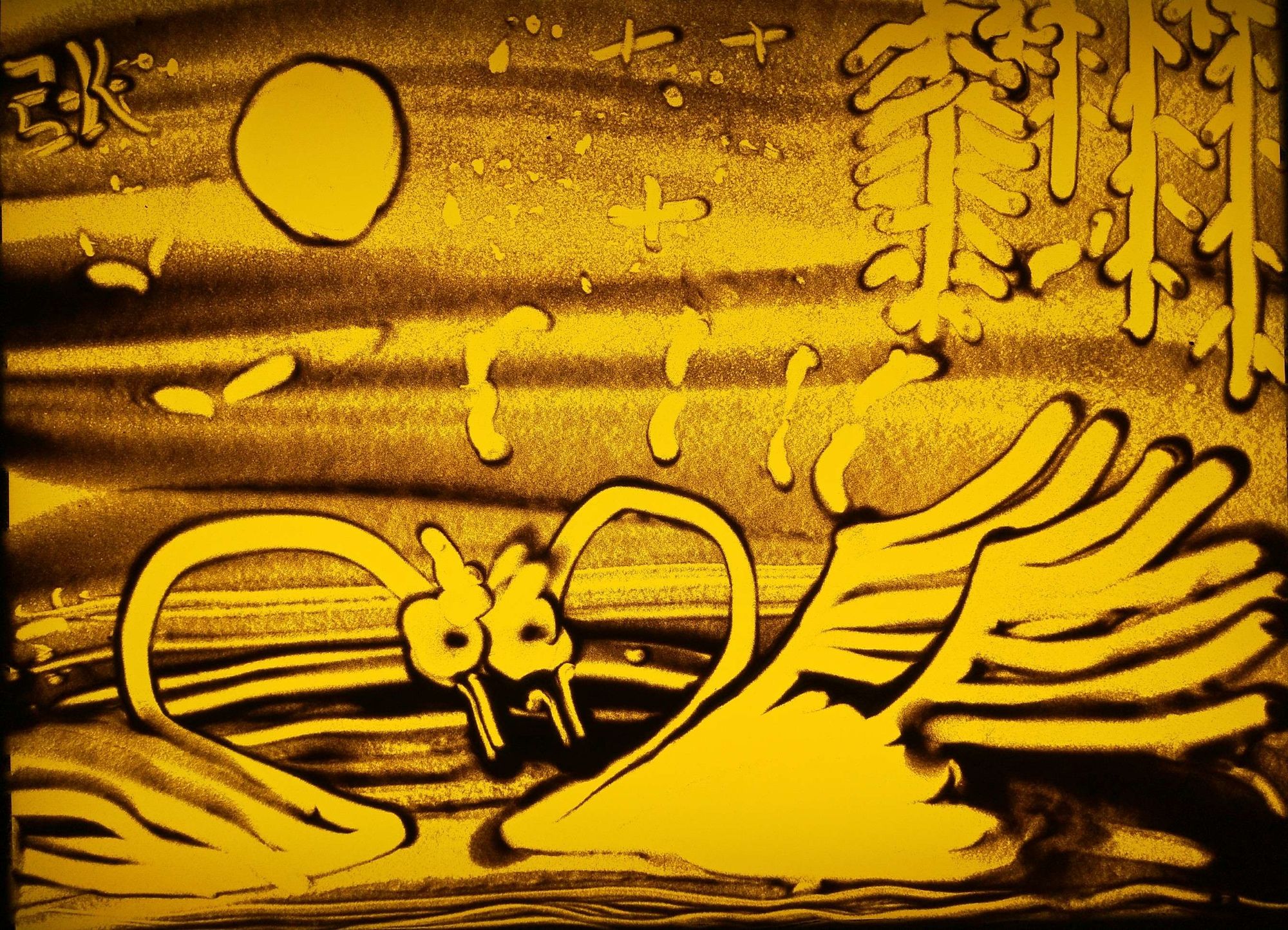 妙雪艺术沙画班 - 美篇