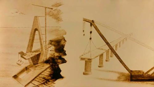 半个月,9幅沙画,舟山民宿老板记录舟岱大桥建设全过程