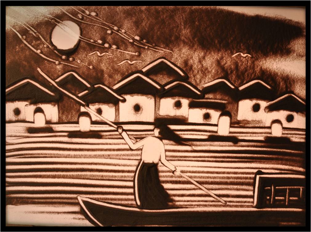 「学员作品」杨子涵沙画作品欣赏 - 美篇