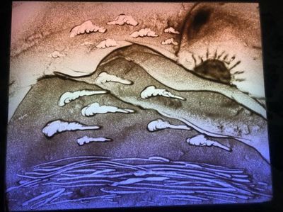 拓展无限--绘“沙”自如 义乌枫叶少年创想沙画课来了